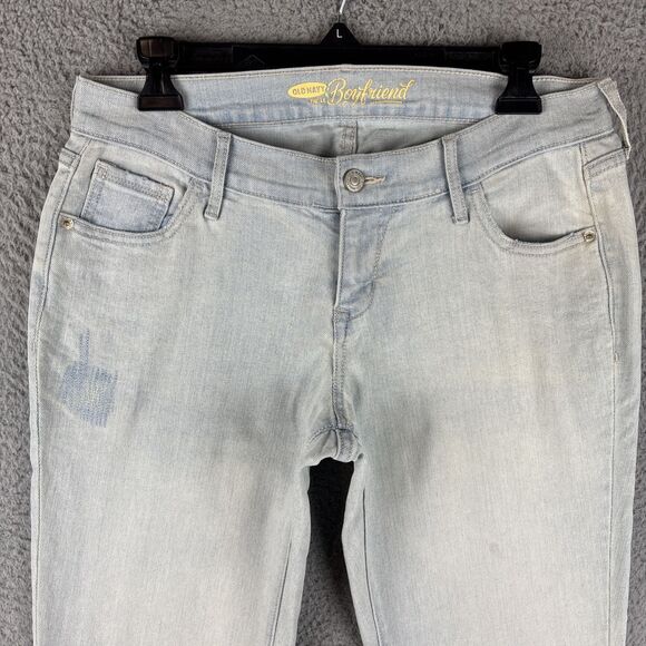 Old Navy Jeans Women’s Size 2 Skinny Boyfriend Shipwreck Light Wash - Picture 2 of 14